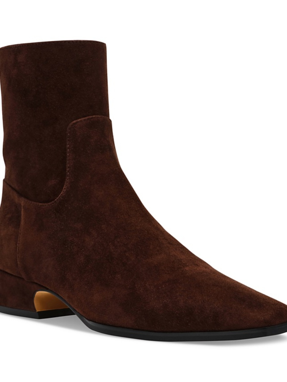 Steve Madden Brown Suede Heeled Ankle Boots